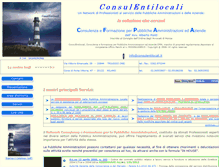 Tablet Screenshot of consulentilocali.it